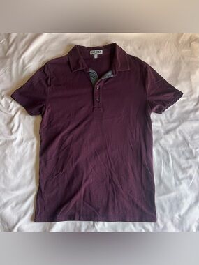 Express Burgundy Polo Shirt – Medium